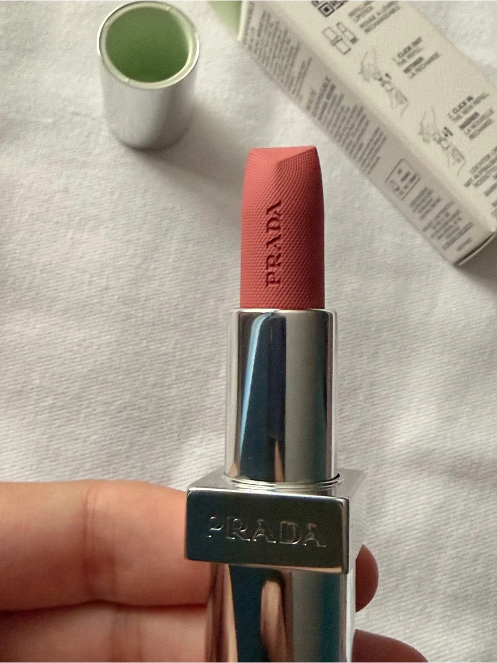 Prada Monochrome P158 Refillable Lip Color – Light Green